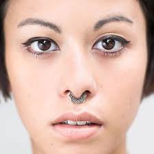 Iridescent Ball Septum Cuff