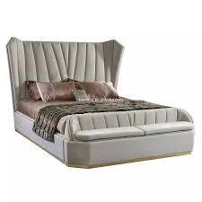 Enjoy free shipping on most stuff, even big stuff. Italy Stylish Beige Leather Fabric King Size Bedroom Set Furniture New Design High Quality Post Modern Bed For Home Hotel Buy Italy Bedroom Set King Size Bed Modern Bed Product On Alibaba Com