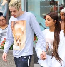 The latest ariana grande merch: Ariana Grande And Pete Davidson Wearing Sweetener Merch 2018 Popsugar Fashion