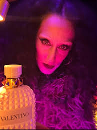 Never thought I'd get to celebrate my birthday at Studio54…but here we  are!! Thank you to @valentino.beauty for trusting me with a piece of their  vision. Big love to all the performers