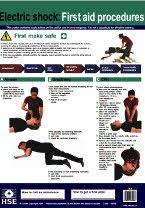 electric shock first aid procedures poster free download