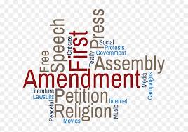 The first amendment guarantees freedoms concerning religion, expression, assembly, and the right to petition. Protest Poster On The 1st Amendment Transparent Cartoons First Amendment Hd Png Download Vhv