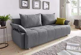 Collection Ab Schlafsofa Mit Federkern Bettfunktion Und Bettkasten Inklusive 2 Rucken Und 1 Zierkissen Frei Im Raum Stellbar Online Kaufen Otto Schlafsofa Couch Mobel Sofa