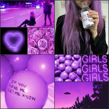 Cy2side 50pcs purple aesthetic picture for wall collage, 50 set 4x6 inch, neon collage print kit, euphoria room decor for girl, wall art prints for room, dorm photo display, vsco posters for bedroom: Pastel Purple Aesthetic Collage Album On Imgur
