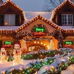 Amazon.com: HeliosRibbon 24inch Large Merry Christmas LED ...