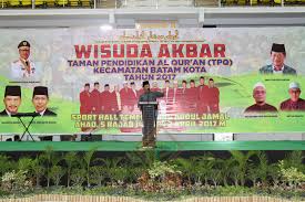 Maybe you would like to learn more about one of these? Wisuda Akbar Tpq Kecamatan Kota Batam 2017 Website Resmi Bagian Humas Pemko Batam