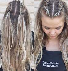 Two Top Head Braids Cutehairstyles Braided Hairstyles Braids For Long Hair Long Hair Styles