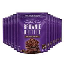 Maybe you would like to learn more about one of these? Brownie Brittle Low Calorie Sweets And Treats Dessert Healthy Chocolate Thin Sweet Crispy Snack Rich Brownie Taste With A Cookie Crunch Dark Chocolate Sea Salt 5 Oz Pack Of 6 Buy Online