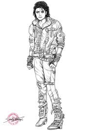 Some of the colouring page names are michael jackson moonwalker coloring book coloring 17 best images about michael jackson patron of the. Drawing Michael Jackson Bad Coloring Printing Etsy