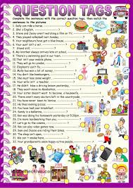 Question Tags Practice With Key This Or That Questions Tag Question Kids English