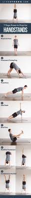 Printable 7 Yoga Poses To Prep For Handstands Yoga Handstand Easy Yoga Poses Yoga Postures