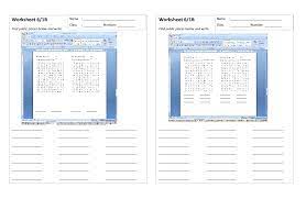 Word Search Public Places