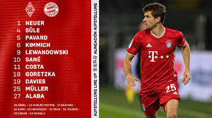 On 5 march 2019, he signed a new contract with bayern munich until 2023, 54 and finished the bundesliga season as bayern's second top scorer with 10 goals in 30 matches. Fc Bayern Munchen On Twitter Unsere Aufstellung Borussia Bmgfcb Packmas