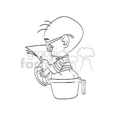 We found for you 15 bath clipart black and white png images with total size: Child Going To Bathroom In A Bowl Cartoon Black White Clipart Commercial Use Gif Jpg Png Eps Svg Ai Pdf Clipart 393388 Graphics Factory