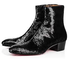 Black And Gold Boots Mens Christian Louboutin Huston In Black Gold Modesens Sneakers Men Fashion Christian Louboutin Men Mens Designer Shoes