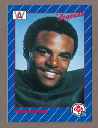 WARREN MOON 1991 All World CFL LEG Legends #19 Edmonton Eskimos Oilers AW  91
