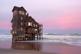 Abandoned Beach House In The Outer Banks North Carolina Slowly Being Reclaimed By The Sea 1426 950 Aba Rodanthe Most Beautiful Places Beautiful Places