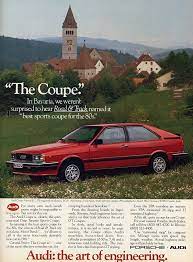 1982 Audi Coupe Audi Coupe Car Ads Audi