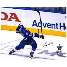Shop comc's extensive selection of all items matching: Brayden Point Tampa Bay Lightning Autographed 8 X 10 Series Clinching Goal Celebration Photograph