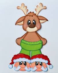 Decoracion 10 piezas hecho a mano los animales de espuma con brillantina dimensiones 8 x 5 inch Bonitas Y Sencillas Figuras De Fomi Para Navidad