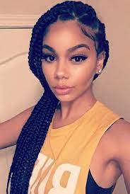 Pin By Monis Chandler On Braids Box Braids Hairstyles Natural Hair Styles Box Braids Styling