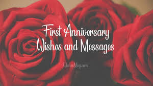1st Anniversary Wishes Messages And Quotes Wishesmsg She will always on your back because sister is always sister. 1st anniversary wishes messages and