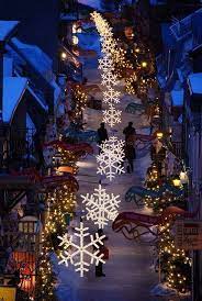 Quebec City Canada Christmas Lights Quebec City Canada Christmas Town