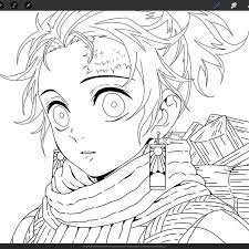 Tanjiro Love This Animes Style Thanks For Looking Draw Drawing Drawinganime Anime Tanjiro Love Thi Anime Sketch Anime Character Drawing Anime Drawings