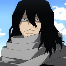 And with that she started projecting energy and the screen started to flicker on. My Hero Academia Characters Aizawa Novocom Top