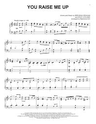 Then, i am still and wait here in the silence, until Josh Groban You Raise Me Up Arr Marianne Kim Sheet Music Pdf Notes Chords Pop Score Piano Solo Download Printable Sku 424371