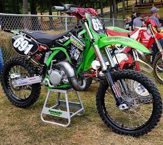 Splitfire Themed Kawasaki Kx125 2stroke From Washougalmxpk This Weekend Photo Stapomx Motocross Motocrossaction Magazine