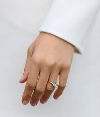 The amendment of the ring came together with the receiving of her eternity ring. Meghan Markle Engagement Ring Replica Popsugar Fashion