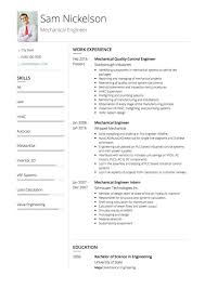 Mechanical Engineer Cv Example Mechanical Engineer Resume Engineering Resume Cv Examples