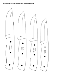 Each template has several sizes. Diy Knifemaker S Info Center Knife Patterns