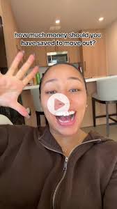 moving out tips playlist below ⬇️ how much money do you need to have to  move out? start by totaling out how much it will cost that first month and  save even more for an emergency fund! #movingout ...