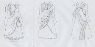 Pakai beberapa aplikasi desain baju keren ini di pc dan android seperti berikut. 20 Ide Sketsa Baju Batik Modern Desain Baju Wanita The Toosh