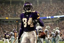 Wide receiver Randy Moss listed as the player the Vikings gave up too soon