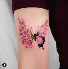 Tattoo Butterflies Fly Beautiful Amazing Awsome Grlpwr Roses Half Memories For Butterfly Tattoos For Women Rose Tattoos For Women Fingerprint Tattoos