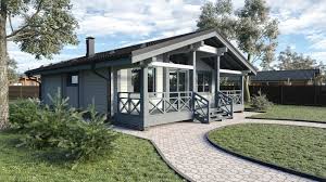 Nuovo look per il grande bilocale, grazie a un progetto basato sugli accostamenti cromatici, l'utilizzo di materiali grezzi e il recupero di elementi. Un Tipico Progetto Di Una Casa Fatta Di Legno 80 90 Metri Quadrati