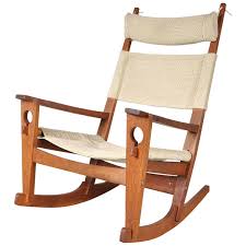 Keyhole Rocking Chair By Hans J Wegner For Getama Denmark Circa 1960 1stdibs Com Rocking Chair Antique Rocking Chairs Modern Rocking Chair