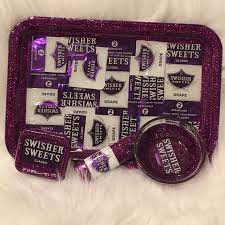 Free shipping on orders over $25 shipped by amazon. Grape Swisher Sweet Rolling Tray Set Etsy Diy Resin Tray Resin Diy Diy Trinket Box