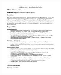 Management and program analysts optimize business operations and analyze organization processes with the aim of increasing productivity and maximizing profits and efficiency. Free 9 Management Analyst Job Description Samples In Ms Word Pdf