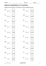 Expressing Ratio As Fractions In 2020 Play To Learn Singapore Math Printable Worksheets