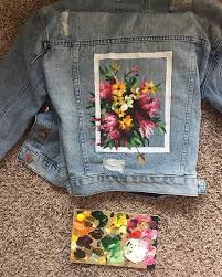 Painted Denim Inspiration Diy Jacket Diy Fashion Denim Art