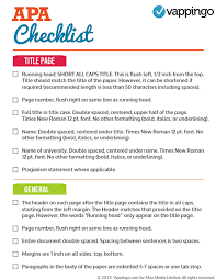 In paragraph format, set 'before' &. Apa Checklist A Definitive Guide To Apa Rules Vappingo