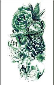 La couleur de la fleur que vous avez choisie est également liée à la. Tatouage Ephemere Fleur Rose Horloge Avant Bras Kolawi