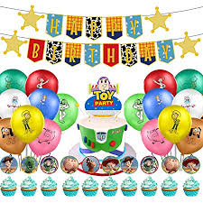 A play on the popular kid's game, simon says, woody says is another fun toy story party game idea. Shanxi 44 Pcs Toy Story Birthday Party Supplies Toy Story Decorations Include Cake Topper Cupcake Toppers Banner Balloons Amazon Co Uk Toys Games