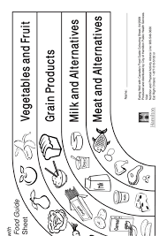 Our printables feature fun worksheets, activity sheets and coloring pages to help children learn about the foods that belong to this food group and how it helps their body. Canada S Food Guide Coloring Sheet Printable Pdf Download