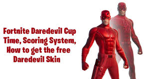 The first tournament will be the alpha tournament, a solo jaunt that runs from 16 october to 21 october. Fortnite Daredevil Cup What Time How To Get The Daredevil Skin Free In Fortnite Fortnite Insider
