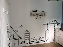 Skyline Washi Tape Boekenplank Vliegtuig Washi Tape Wall Decor Washi Tape Wall Washi Tape Wall Art